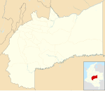 Colombia Meta location map (+locator map)